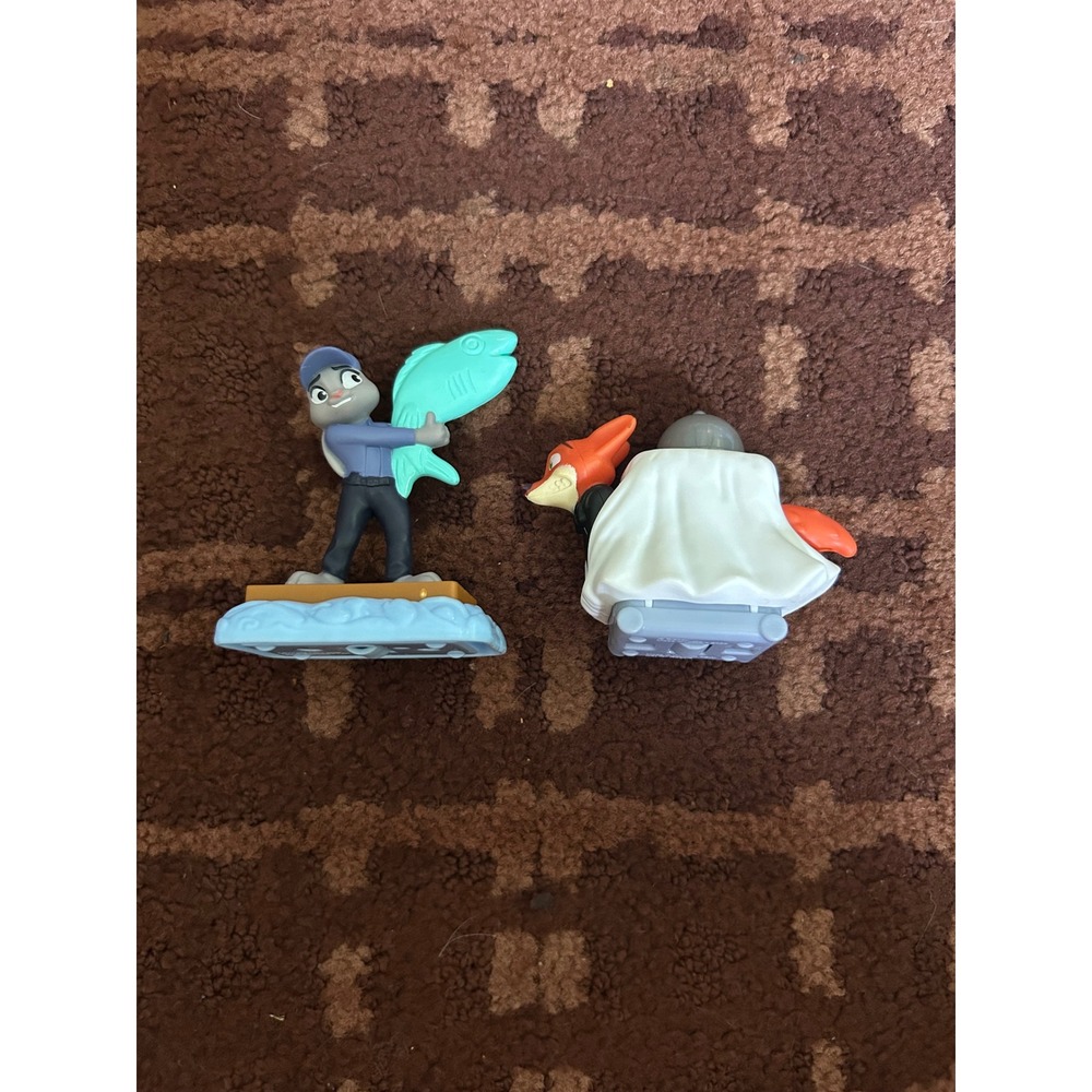 Disney Zootopia McDonalds Happy Meal Toys 2025 Judy Hopps Nick Wilde Set